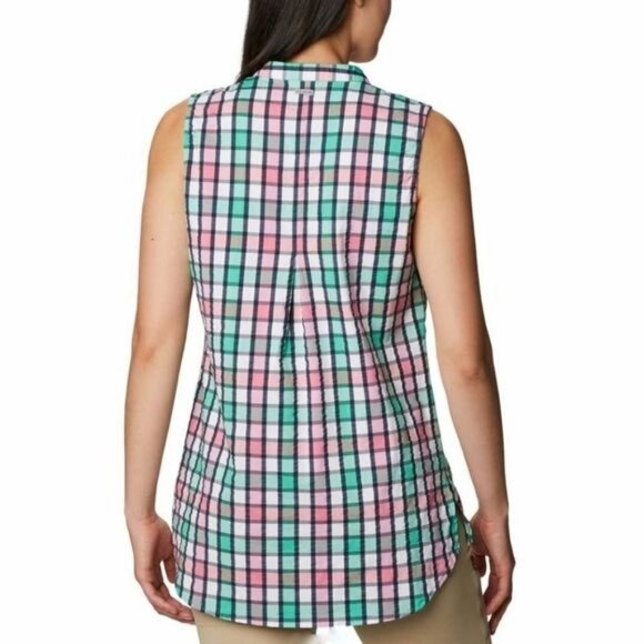 Columbia Cherry Creek Lane Less Tunic Women Sleeve Green Size M - Picture 13 of 13